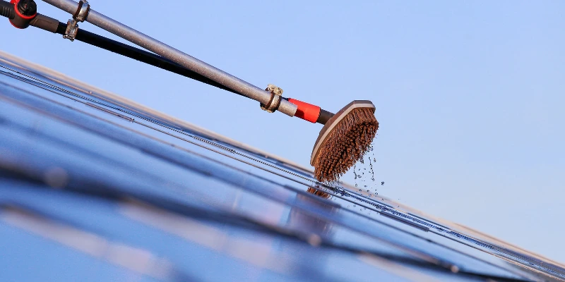 solar panel cleaning and maintenance